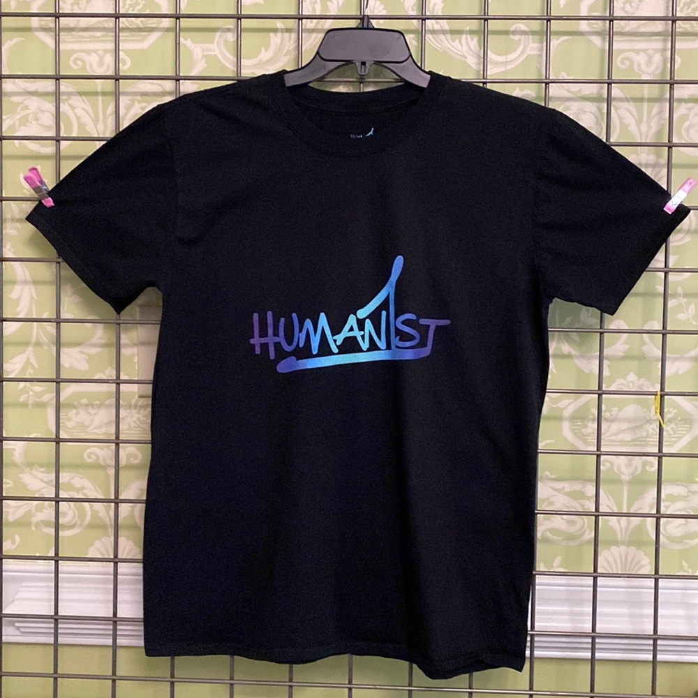 Humanist black t-shirt